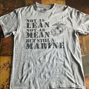 Gray Marine Graphic T-Shirt